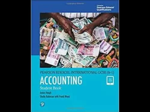 Edexcel International GCSE (9 1) Accounting Student Book by James Haigh,Sheila Robinson