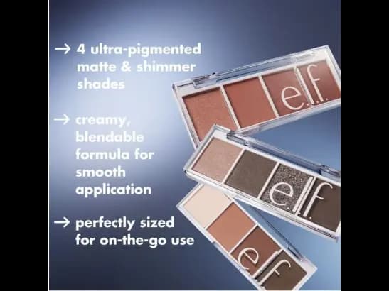 E.L.F Bite-Size Eyeshadow Palette , Rose Water , 3.5 G - Imported from Canada (5)