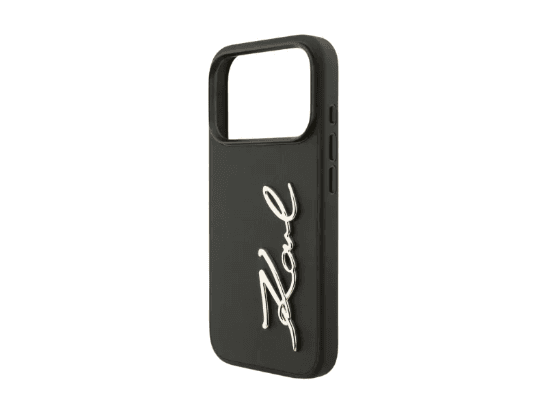 Karl Lagerfeld Magsafe PU Script Logo Case for iPhone 17 Pro – Black (5)