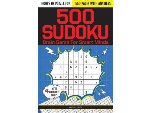 500 Sudoku Brain Game For Smart Minds