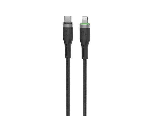 WiWU Wi-C070 Oringlink Type-C to Lightning 27W PD Cable 1M – Black with 6 months warranty (2)