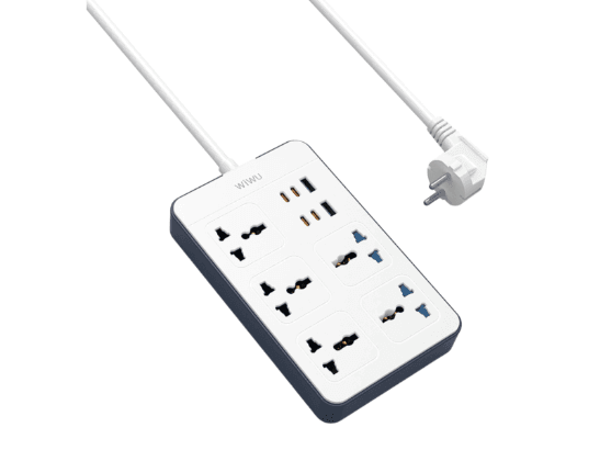 WiWU Wi-S006 2500W GaN 11 in1 Power Strip – White with 6 Month Warranty (2)