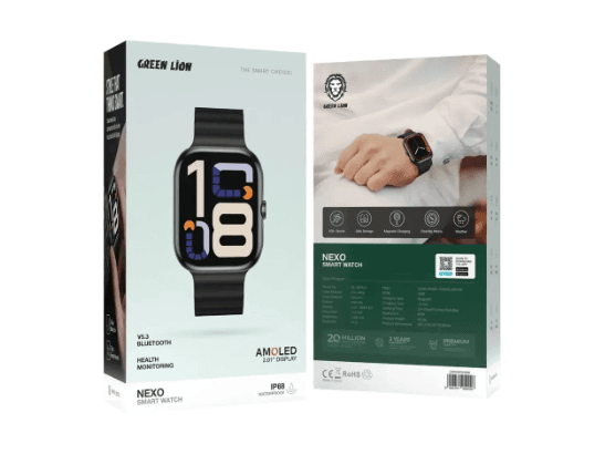 Green Lion GL-SWA47 Nexo Amoled Smartwatch – GNNEXOSWBK with 6 Month Warranty (Display Excluded) (3)
