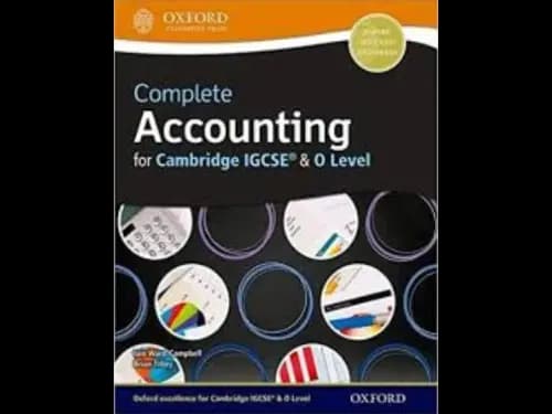 Complete Accounting for Cambridge O Level and IGCSE by Iain Ward Campbell,Brian Titley,Christine Gilchrist