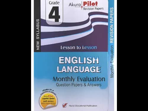 English Language Grade 4 : Monthly Evaluation Papers