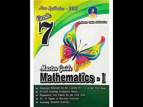 Grade 07 – Mathematics 01 (Master Guide)