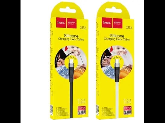 HOCO X53 TYPE-C SILICONE CHARGING DATA CABLE (4)