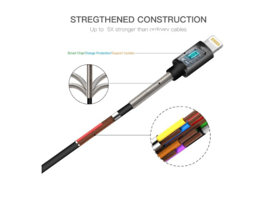 Puridea Lightning to USB Data Cable (20cm) (3)