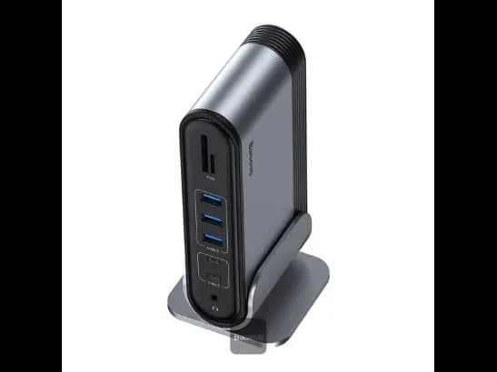 Baseus UnionJoy 14-Port Three-Screen Multifunctional Type-C HUB Adapter - B00532303812-00 (2)