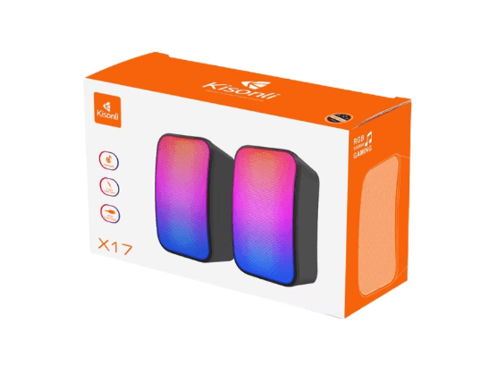 Kisonli X17 USB Gaming Speaker - 3 Month Warranty (3)
