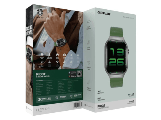 Green Lion GL-SWA53 Ridge Smart Watch – Green / Brown (5)