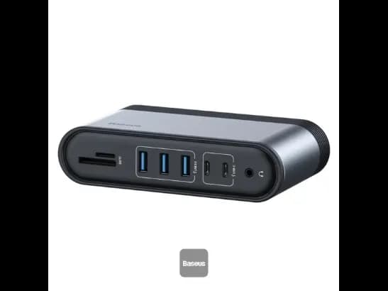 Baseus UnionJoy 14-Port Three-Screen Multifunctional Type-C HUB Adapter - B00532303812-00 (3)