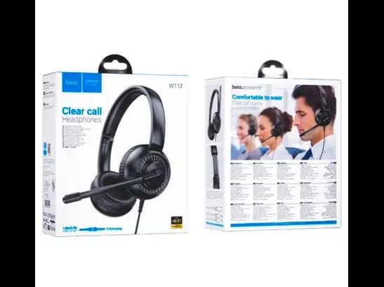 HOCO W112 WIRED HEADPHONE (CLEAR CALL) (4)