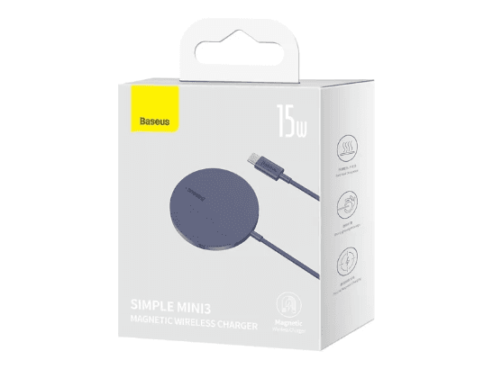 Baseus 15W Simple Mini3 Magnetic Wireless Charger - CCJJ040205 (7)