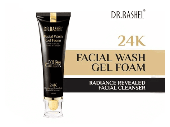 Dr. Rashel Facial Wash Gel Foam Gold and Collagen 100ml (2)