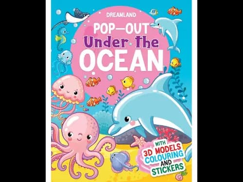 Pop-Out Under The Ocean With 3d Models Colouring And Stickers