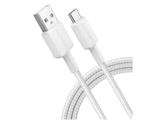 Anker 322 Braided Type-C to Type-C 1m Cable White – A81F5H21 (2)