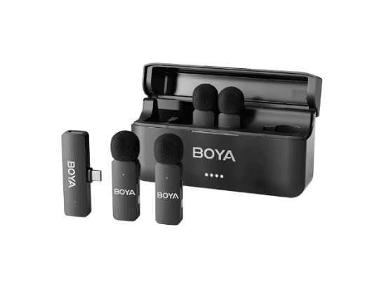 BOYA BY-V4U 4-Channel Mini Wireless Microphone Series – Type C with 6 Month Warranty