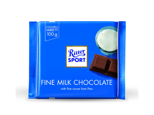 Ritter Sport Fine Milk Chocolate 100G