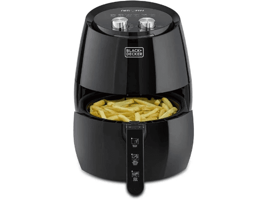 BLACK DECKER Rapid Air Convection Manual Airfryer 4.5L – AF350-B5