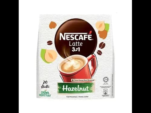 Nescafe Latte 3 in 1 Hazelnut 20 sticks – 480g