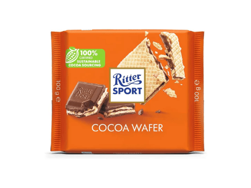 Ritter Sport Cocoa Wafer Chocolate 100G