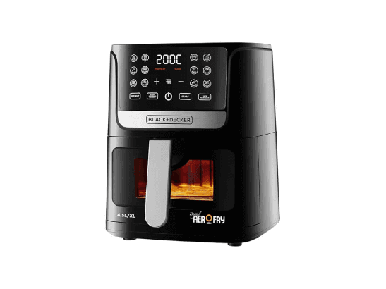 BLACK DECKER 12 in 1 Digital Air Fryer with Window – AF4500-B5