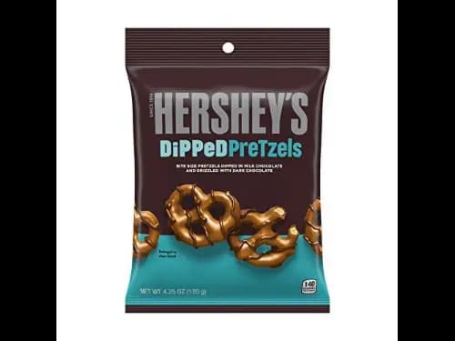 Hershey’s Dipped Pretzels – Milk Chocolate 120G