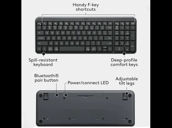 Logitech K250 COMPACT Bluetooth Wireless (4)