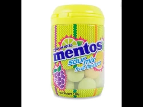 Mentos Sour Mix Fruit Flavours 120g