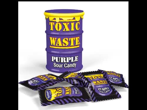 Toxic Waste Purple Drum Extreme Sour Candy 42G