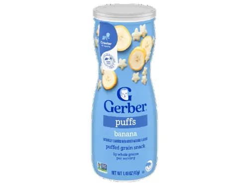 Gerber Banana Puffs for Babies and Toddlers 42G