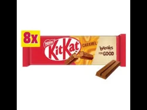 KitKat Caramel 2 Finger 8 pack