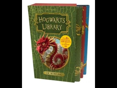 The Hogwarts Library Box Set of 3 Books by J K Rowling