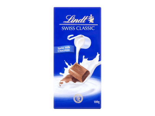 Lindt Swiss Classic Milk Chocolate 100G