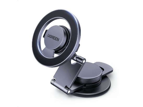 UGREEN Magnetic 360 Rotatable + Retractable Car Phone Holder Metal – LP865 – 45577 – 45577