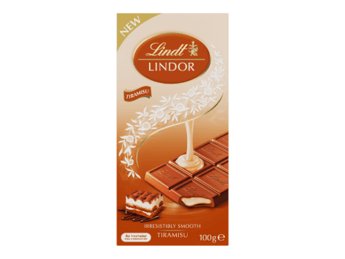 Lindt LINDOR Tiramisu Chocolate Bar 100G