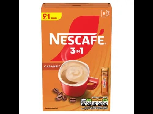 Nescafe 3 in1 Caramel Instant Coffee – 96g