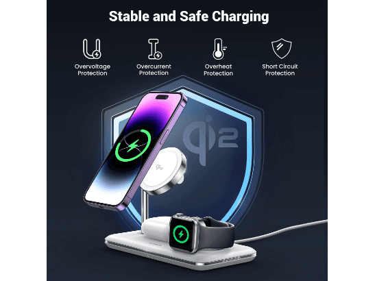 UGREEN 3-in-1 Wireless Charger – CD278 – 90326 – 1 Year Warranty (3)