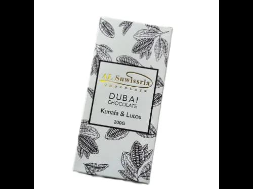 Al Suwissria Kunafa & Lutos 200g Viral Dubai Chocolate