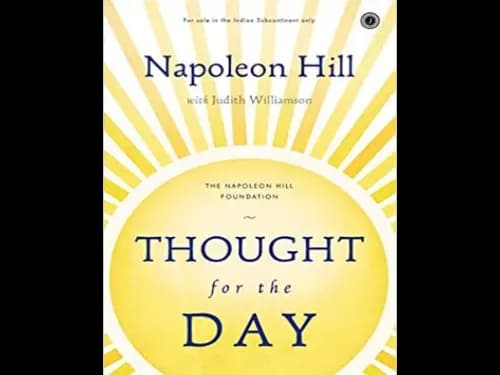 Thought for the Day by Napoleon Hill