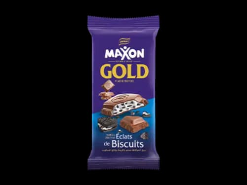 Maxon Gold Eclats Biscuits Chocolate 100g (OFFER Buy 2 For 1100rs Only)