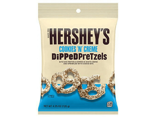 Hershey’s Dipped Pretzels – Cookies ‘N’ Creme 120G