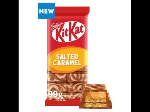 KitKat Salted Caramel Chocolate Bar 99g