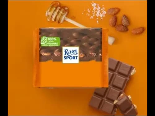 Ritter Sport Honey Salted Almonds 100g