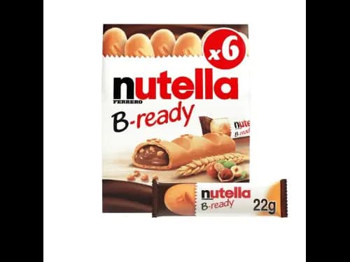 Nutella B-Ready Hazelnut Biscuits 6x – 132g