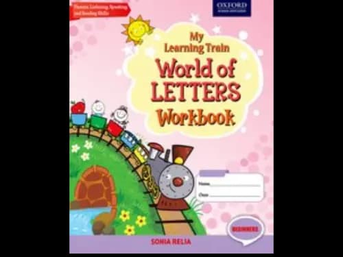 MY LEARNING TRAIN WORLD OF LETTERS WORKBOOK - BEGI