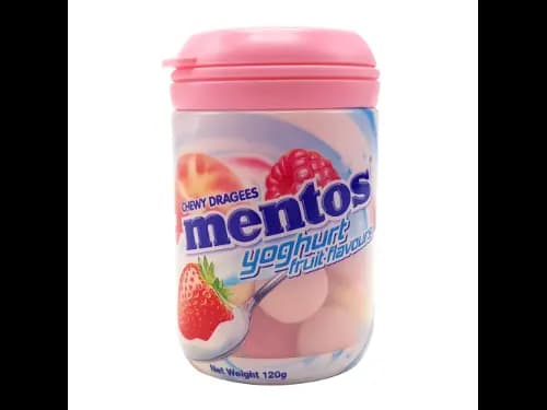 Mentos Yoghurt Fruit Flavours 120g