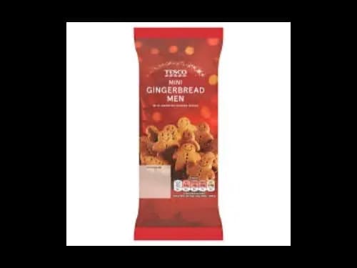 Tesco Mini Gingerbread Men 100G