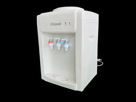 Three Taps Electric Cooling Water Dispenser White with 1 year warranty